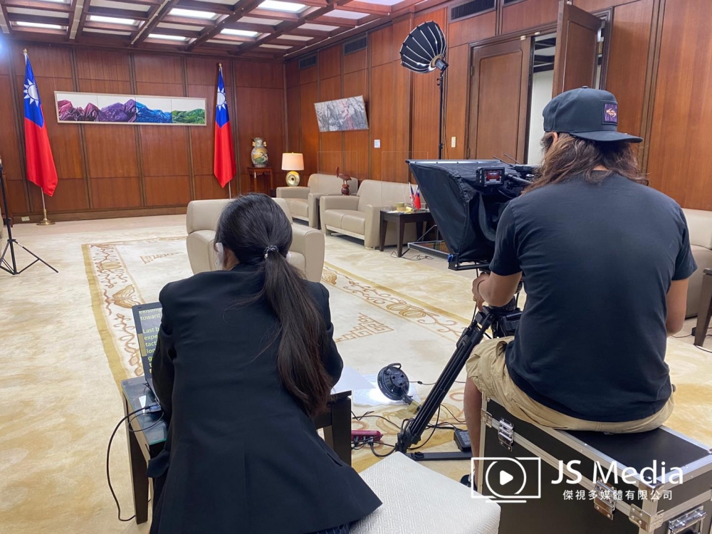 外交部長致詞影片拍攝