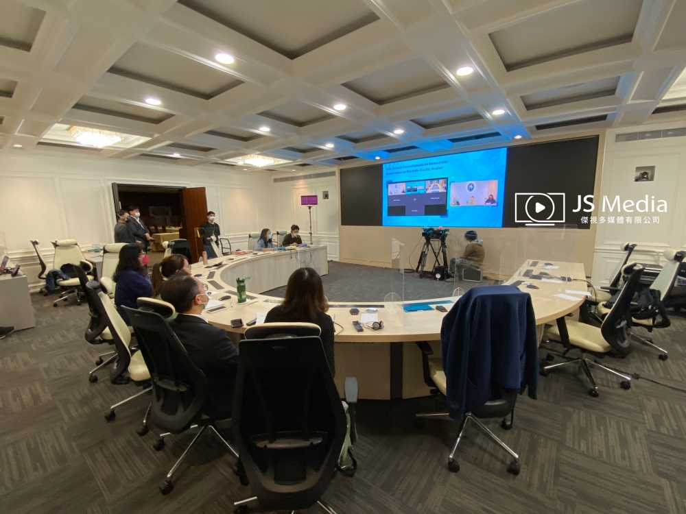 台美跨國視訊連線直播